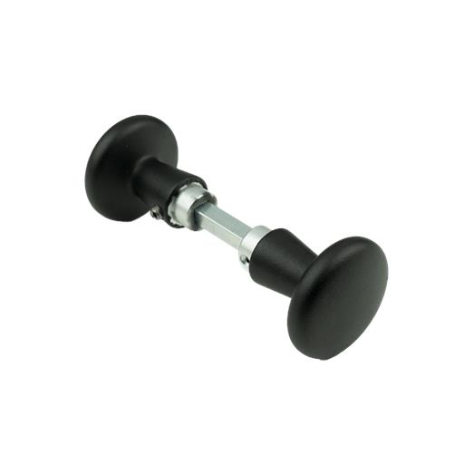Knopkruk 160-60 Zwart