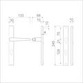 smalschild 245-30 deurkruk 357