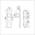 T-185-44 pc55 met knop 160-40